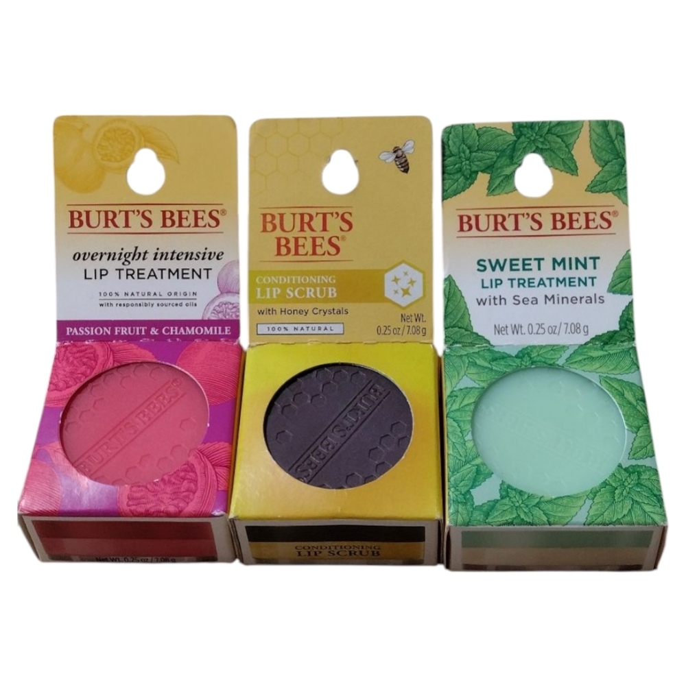 Burt's Bees Lip Treatment‎ Trio